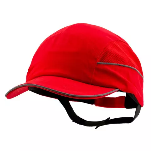 Surflex ALL SEASON anti-shock cap, Standard visor 5 cm, Red