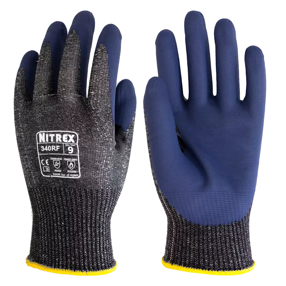 Nitrex 340RF, 13gg grey cut resistant foam nitrile coated glove, image 1