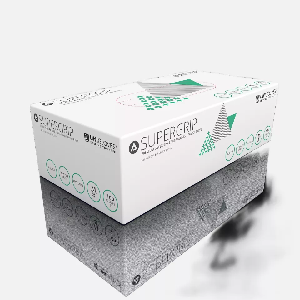 Unigloves GM002, Advanced Premium quality latex gloves, image 1, gallery thumbnail