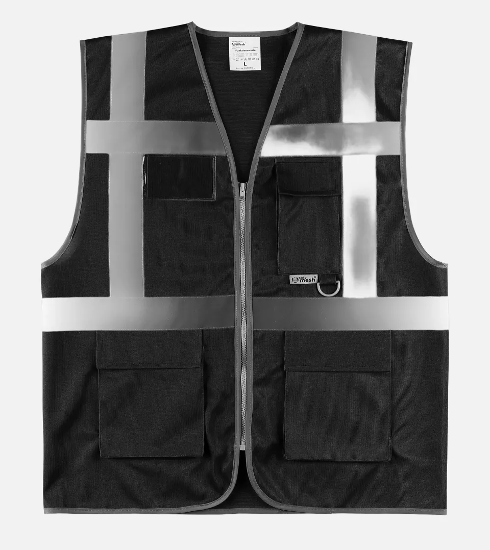 easyMesh EMFWS, Functional Vest with Zipper and Pockets, image 1, gallery thumbnail