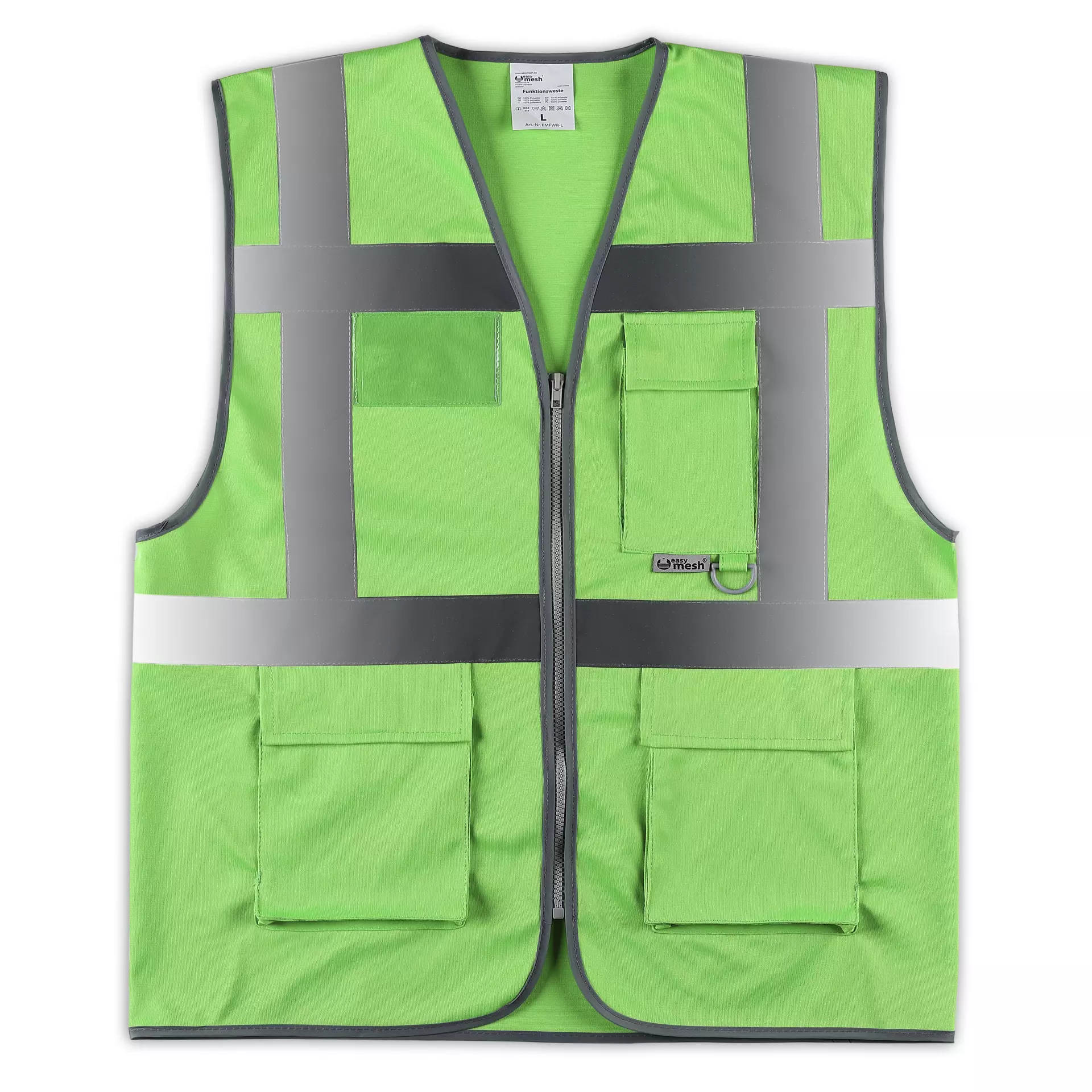 easyMesh® EMFWGRU, EasyMesh® Funktionsväst med dragkedja och fickor, image 1