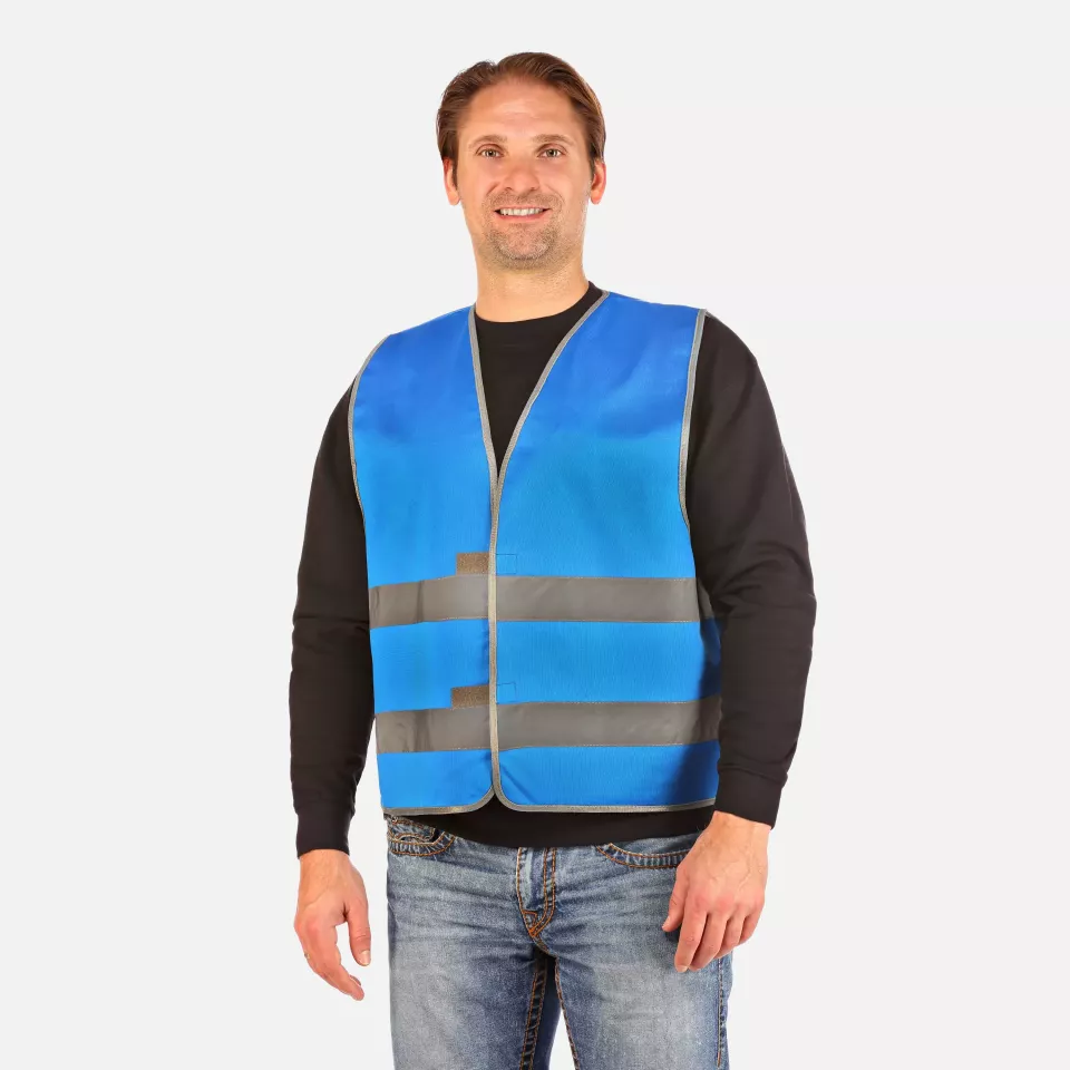 easyMesh EM1, Safety Vest Blue, image 4, gallery thumbnail