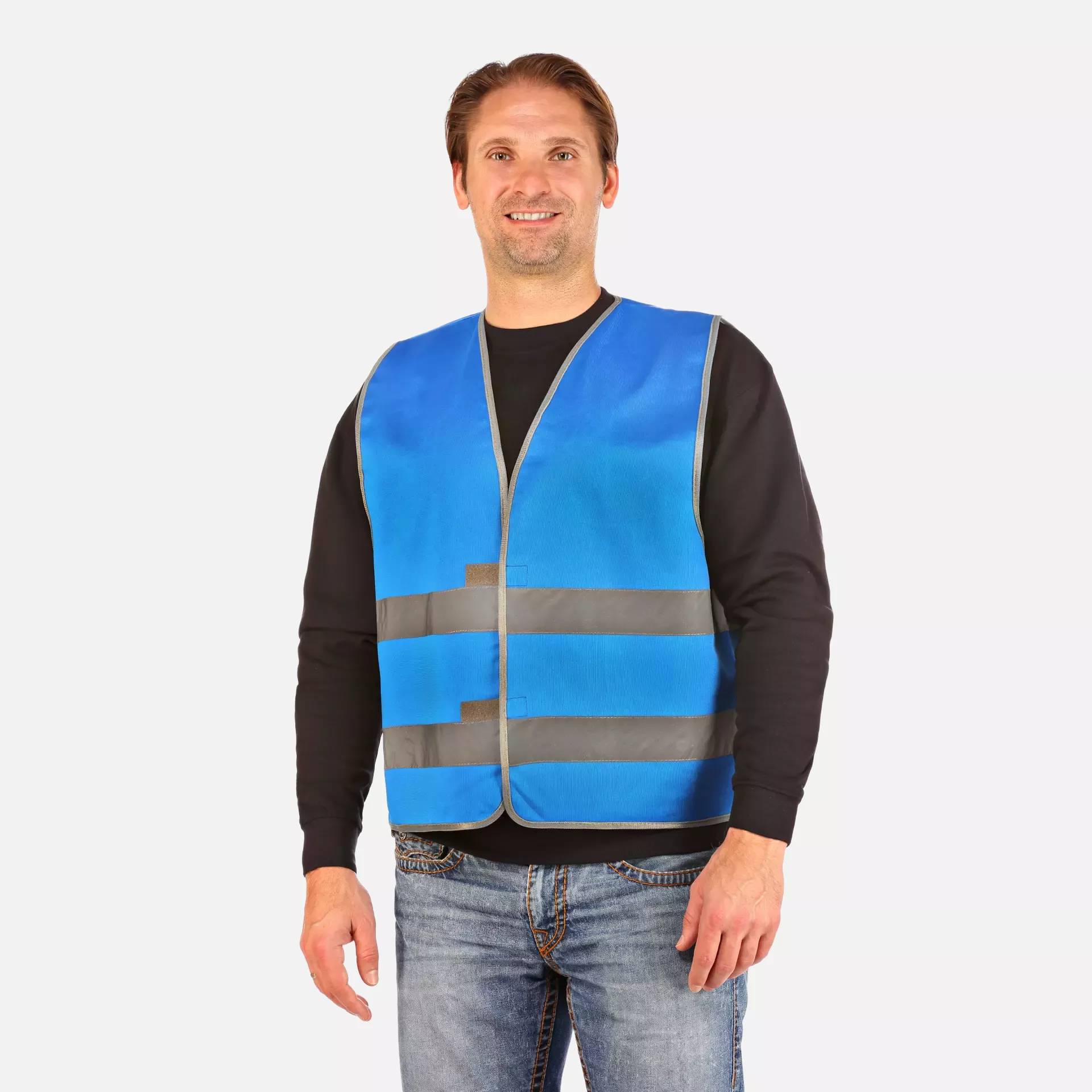 easyMesh EM1, Safety Vest Blue, image 4
