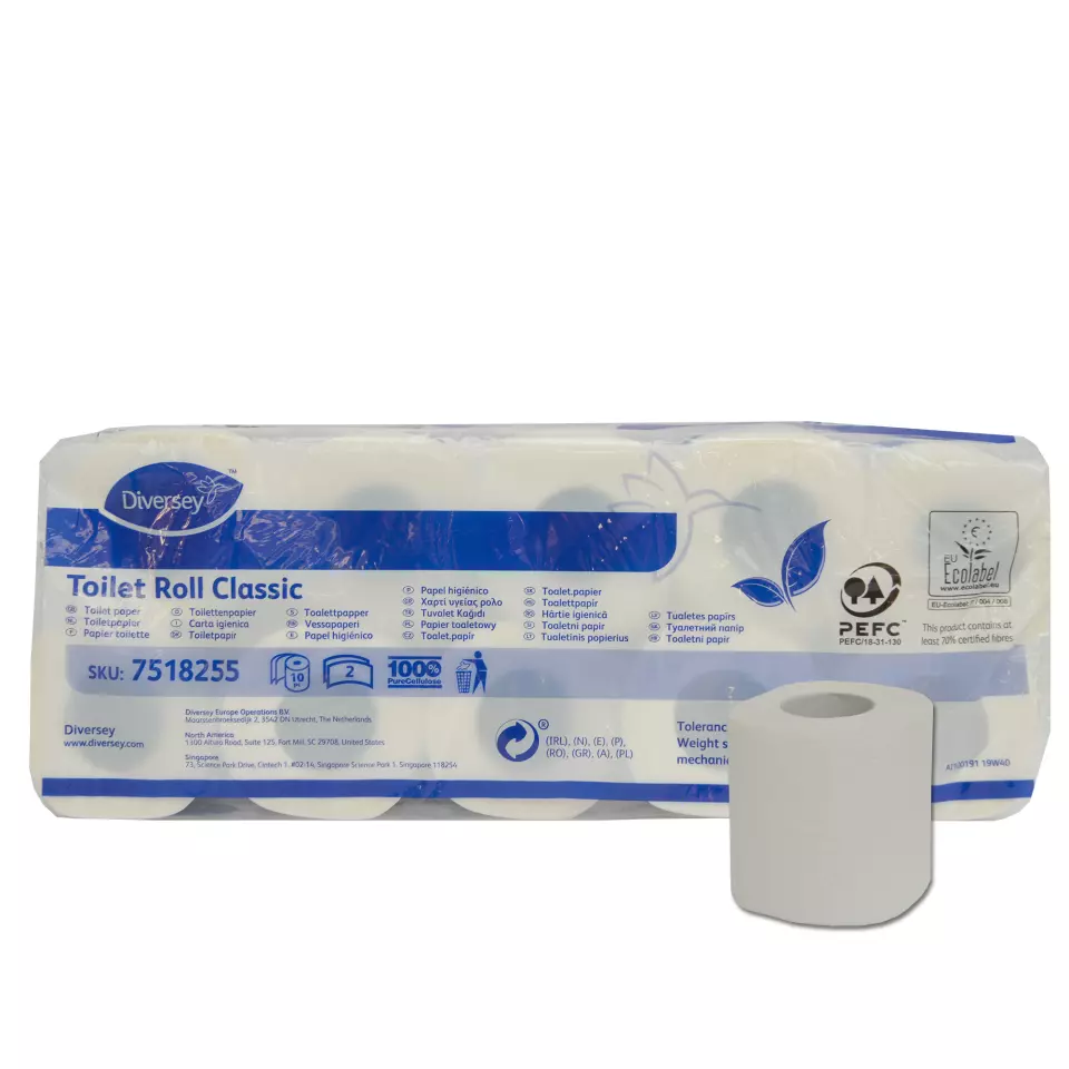 Diversey 7518255, Toilet Paper Classic, image 1, gallery thumbnail