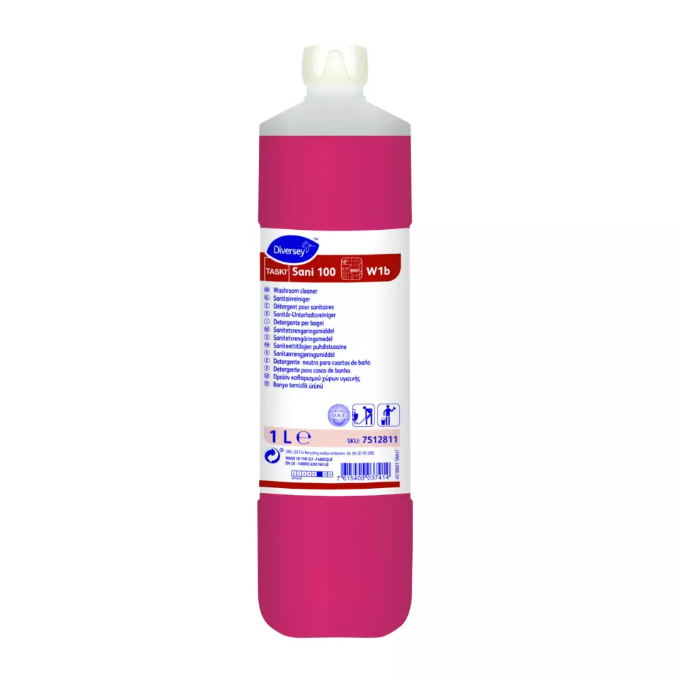TASKI 7512811, Sani 100 Sanitary Cleaner 1L, image 1, gallery thumbnail