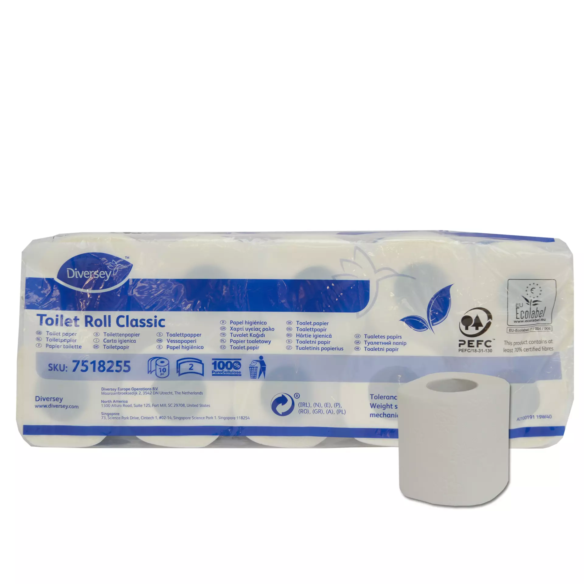 Diversey 7518255, Toilet Paper Classic, image 1