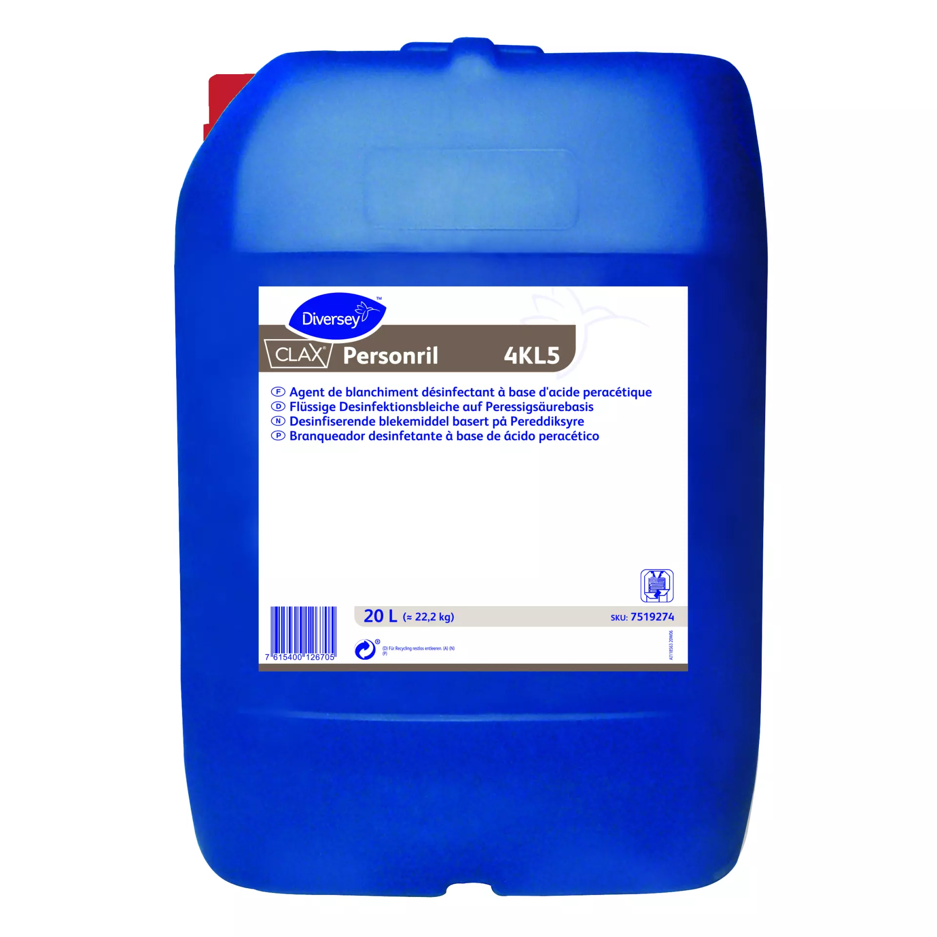 Clax 7519274, Personril Bleaching Agent 20l, image 1