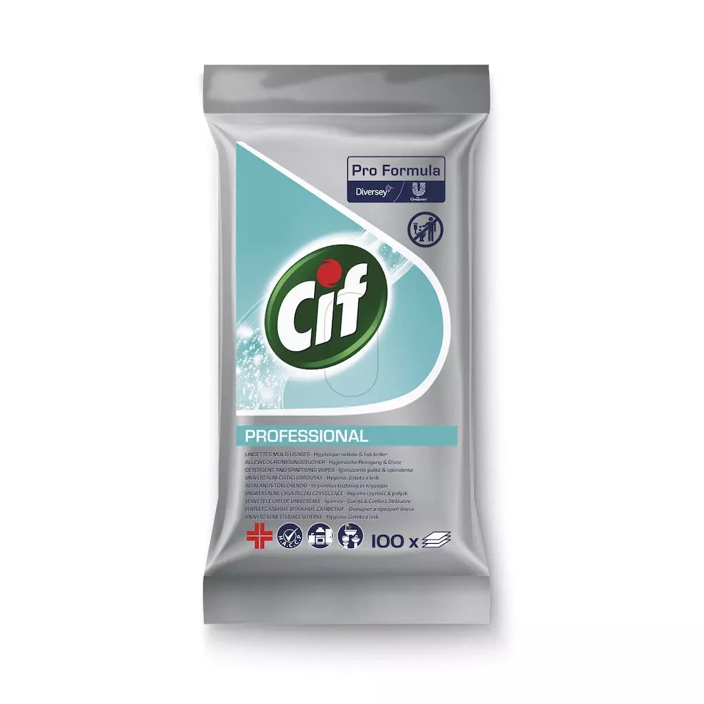 Cif Pro Formula 101102348, Professional Multi-Purpose Cleaning Wipes, image 1