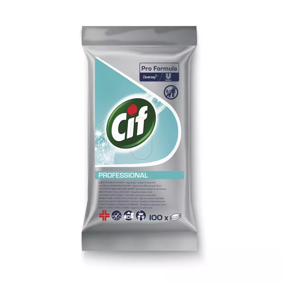 Cif Pro Formula 101102348, Professional Multi-Purpose Cleaning Wipes, image 1, gallery thumbnail