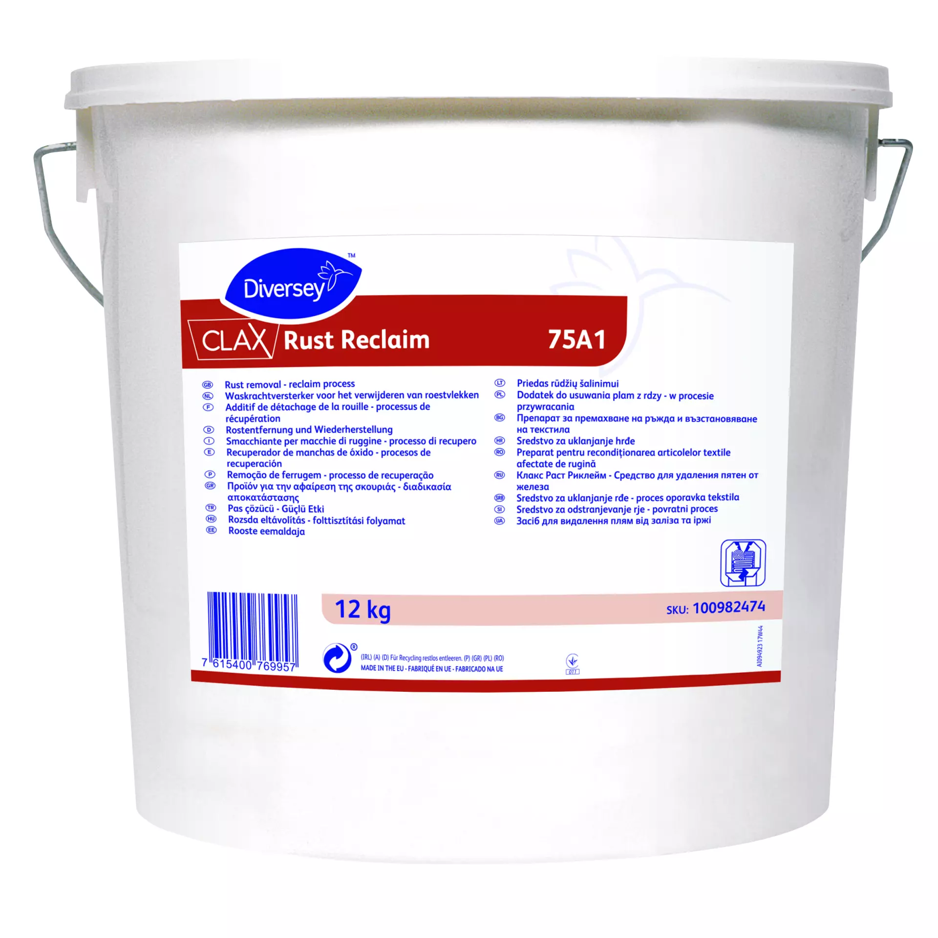 Clax 100982474, Rust Reclaim Rust Stain Remover 12kg, image 1