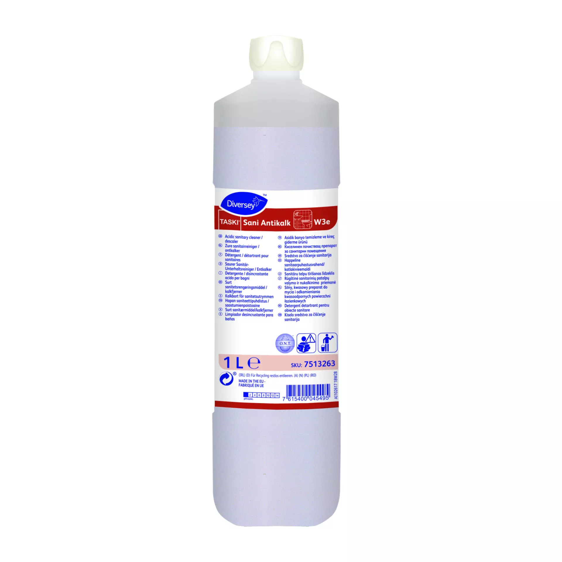 TASKI 7513263, Sani Antikalk Sanitary Cleaner 1L, image 1
