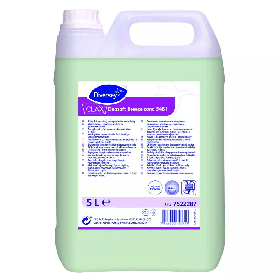 Clax 7522287, Deosoft Breeze conc Fabric Softener 5L, image 1, gallery thumbnail