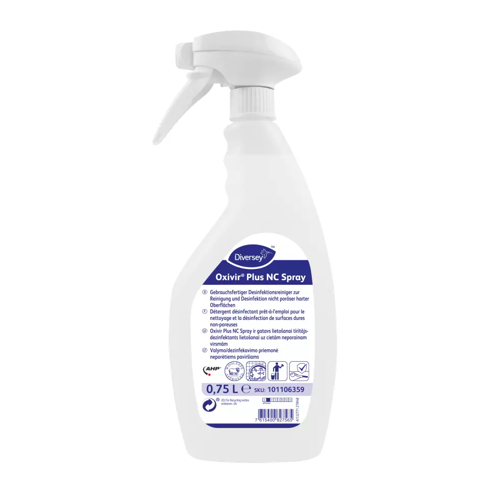 Oxivir 101106359, Plus NC Spray AHP-Based Disinfectant Cleaner for All Surfaces 0.75L, image 1, gallery thumbnail