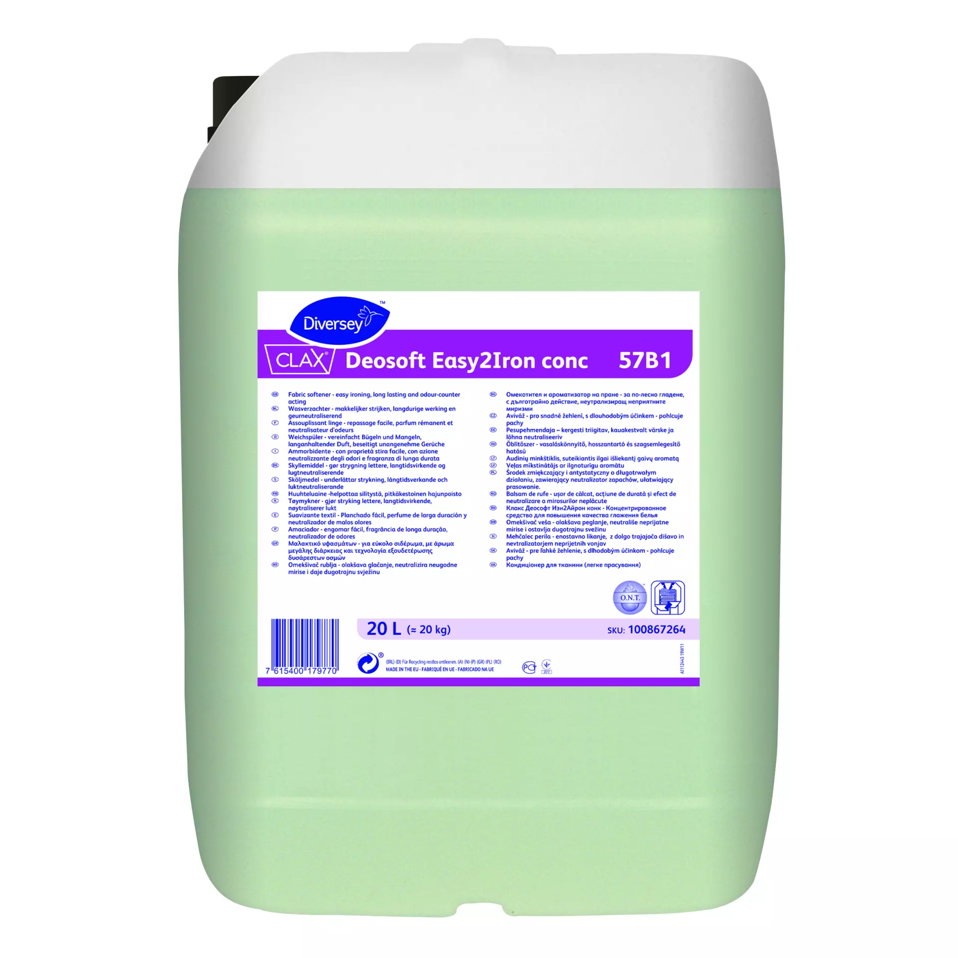 Clax 100867264, Deosoft Easy2Iron conc Fabric Softener 20L, image 1
