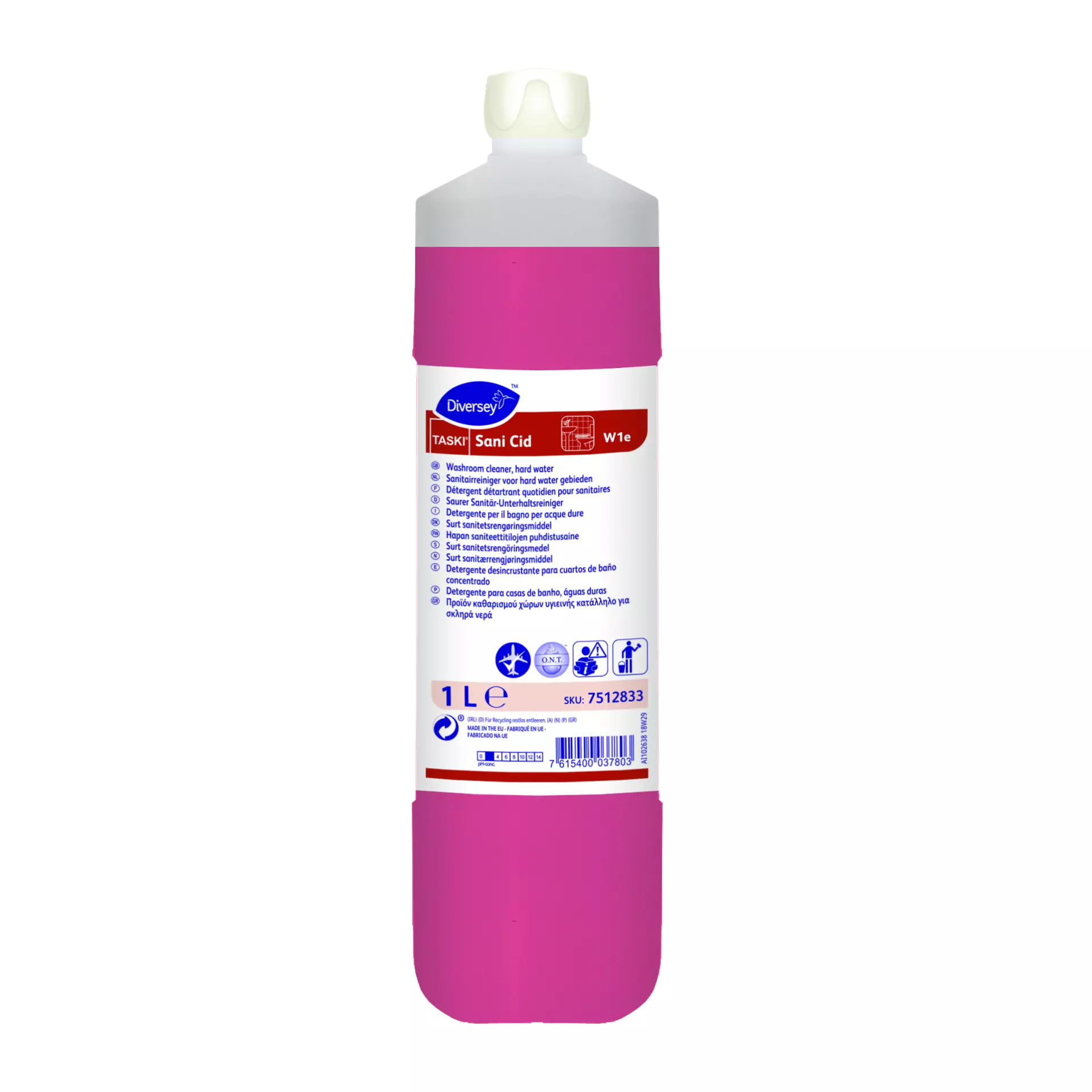 TASKI 7512833, Sani Cid Sanitary Cleaner 1L, image 1