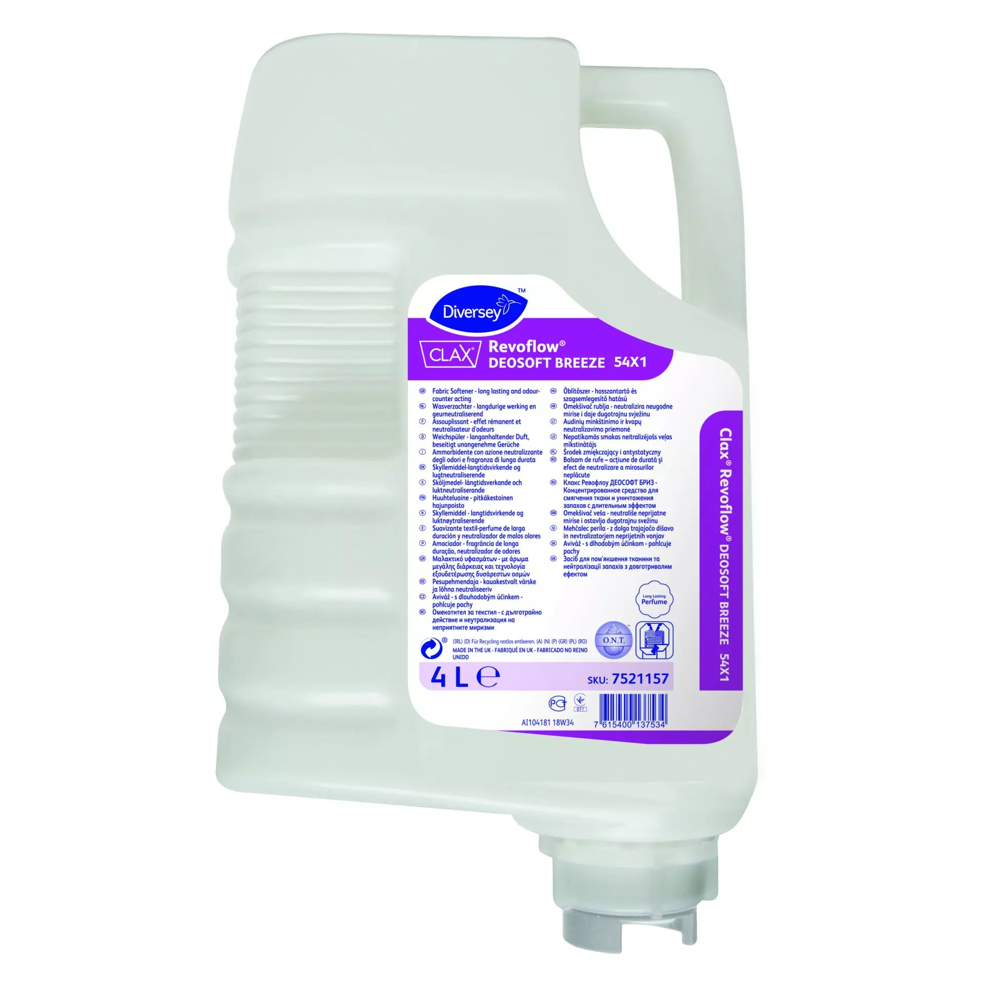 Clax 7521157, Revoflow Deosoft Breeze Laundry Booster 4L, image 1