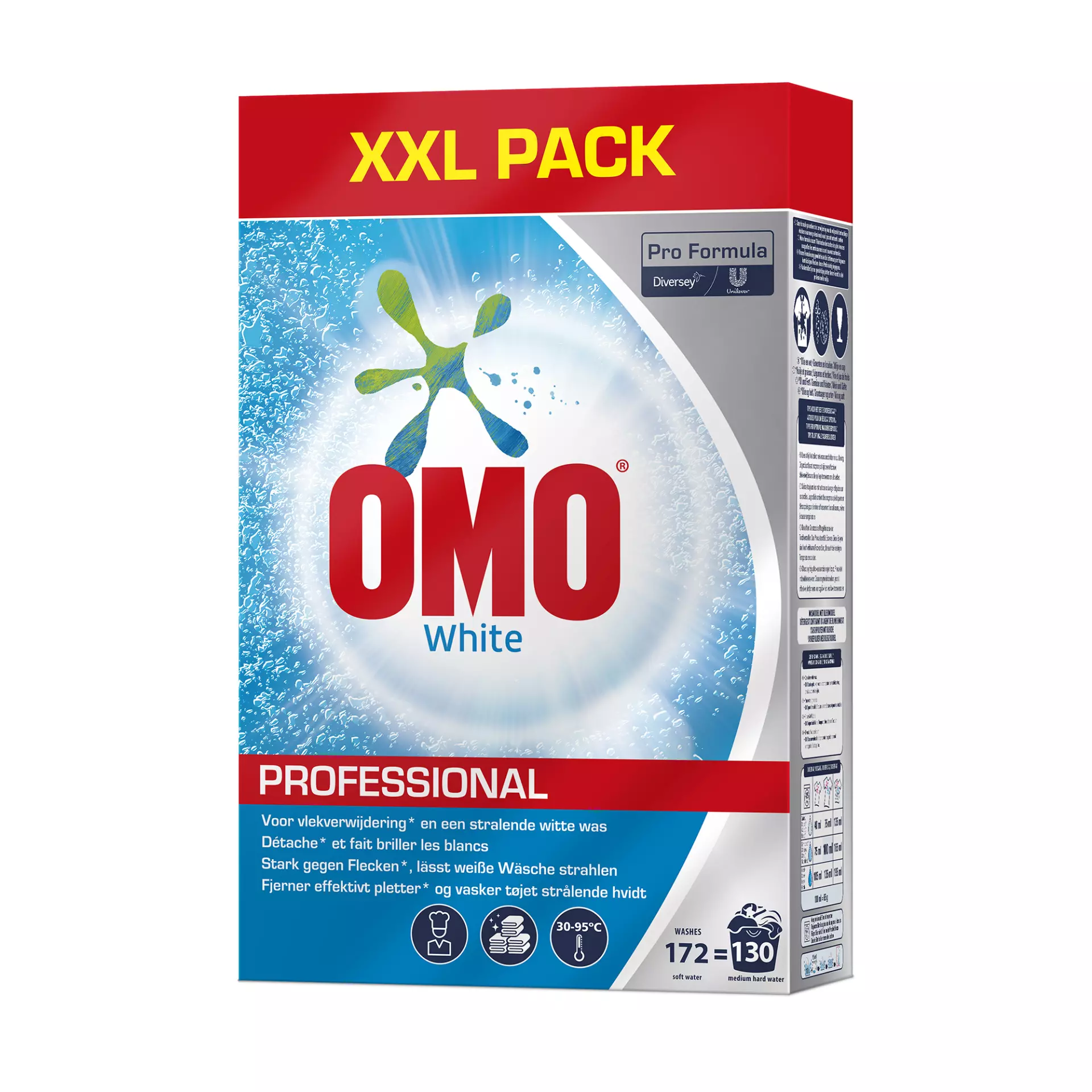 OMO 101108845, Pro Formula White Box Heavy-Duty Laundry Detergent Powder Active Formula with Enhanced Stain Removal Power 8.4kg, image 1