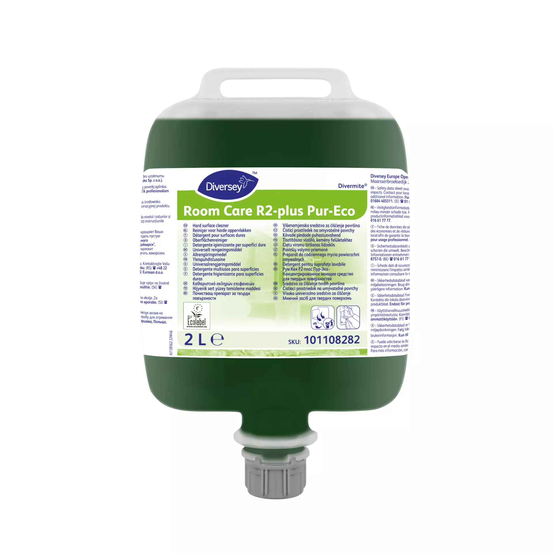 Room Care 101108282, R2 plus Pur-Eco Surface Cleaner 2L, image 1