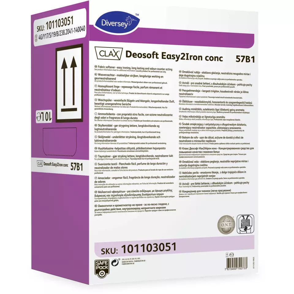 Clax 101103051, Deosoft Easy2Iron conc Fabric Softener 10L, image 1, gallery thumbnail