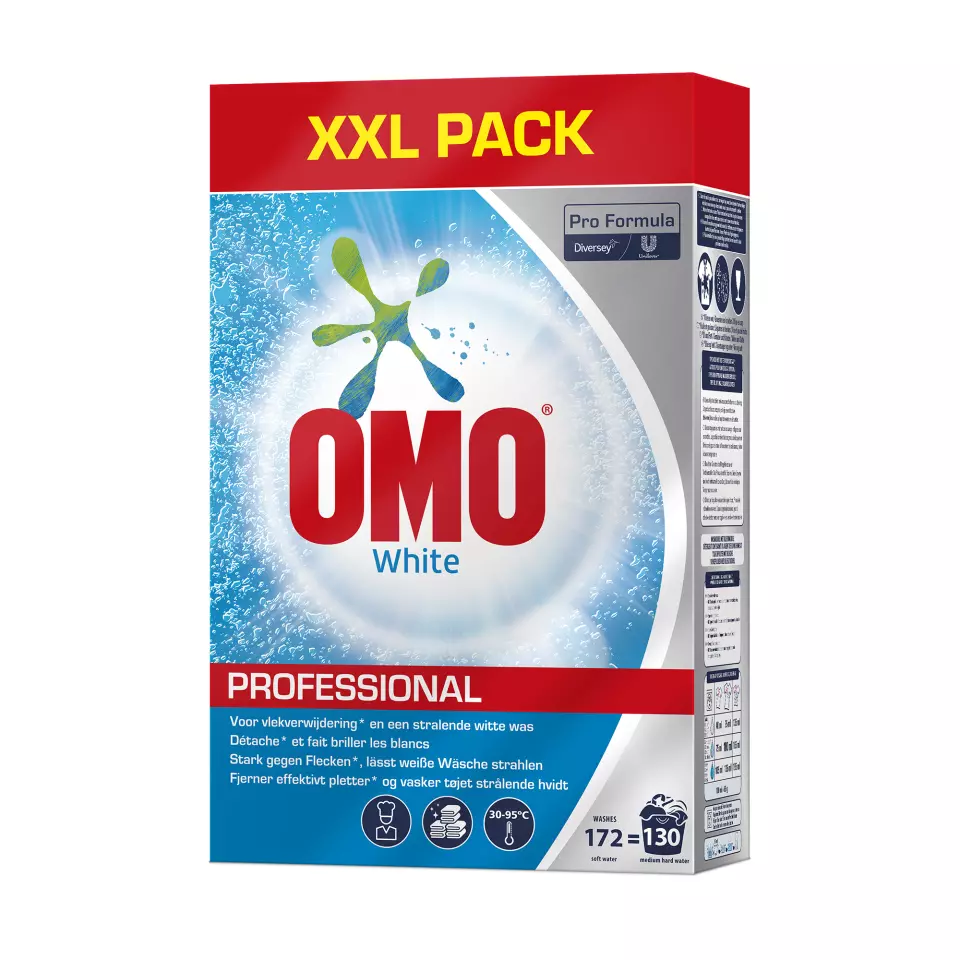 OMO 101108845, Pro Formula White Box Heavy-Duty Laundry Detergent Powder Active Formula with Enhanced Stain Removal Power 8.4kg, image 1, gallery thumbnail