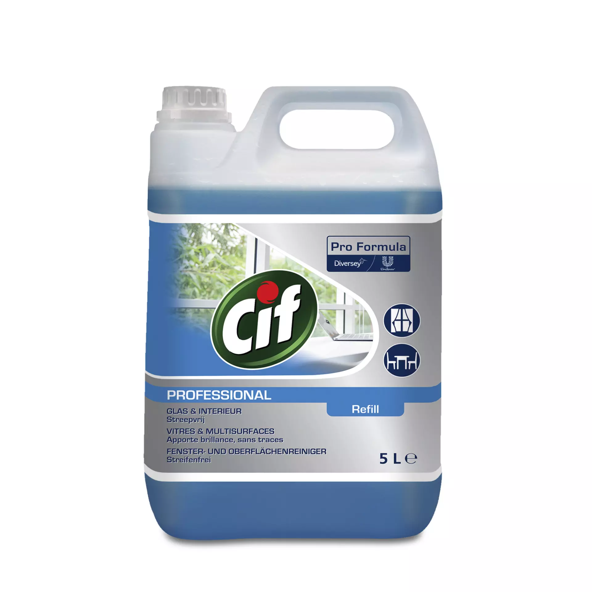 CIF 7517832, Professional Glass and Universal Cleaner 5L, image 1