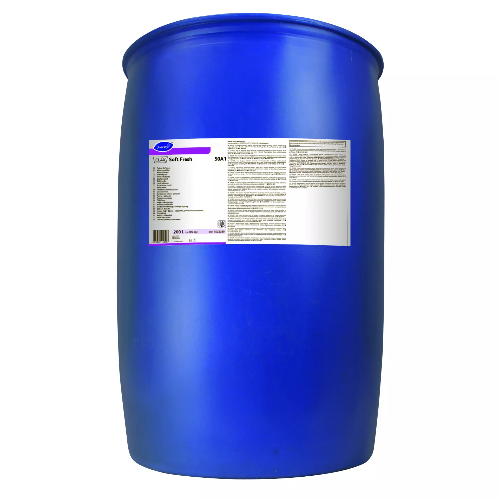 Clax 7522280, Soft Fresh Fabric Softener 200L, image 1