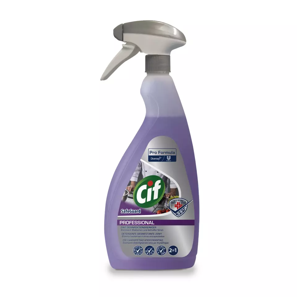 CIF 101107796, Professional Safeguard 2in1 Disinfectant Cleaner 0.75L, image 1, gallery thumbnail