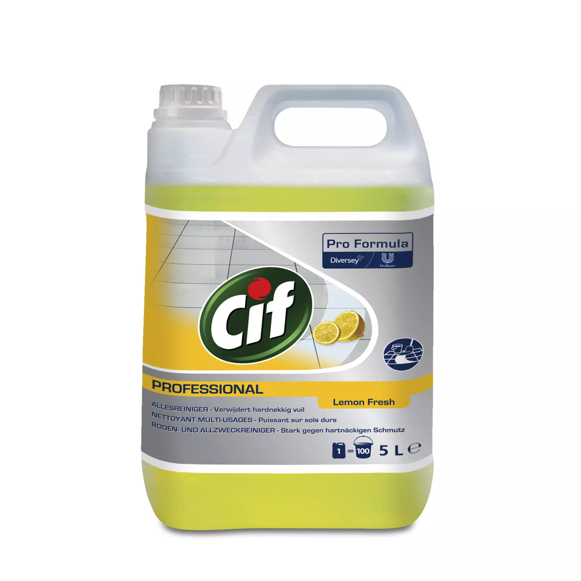 CIF 7517872, Professional Allzweckreiniger mit Geruchsneutralisierer und frischem Zitrusduft 5L, image 1