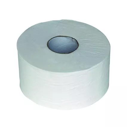 Diversey D7524329, Toilet Paper Jumbo Roll 2-Ply White, image 1, gallery thumbnail