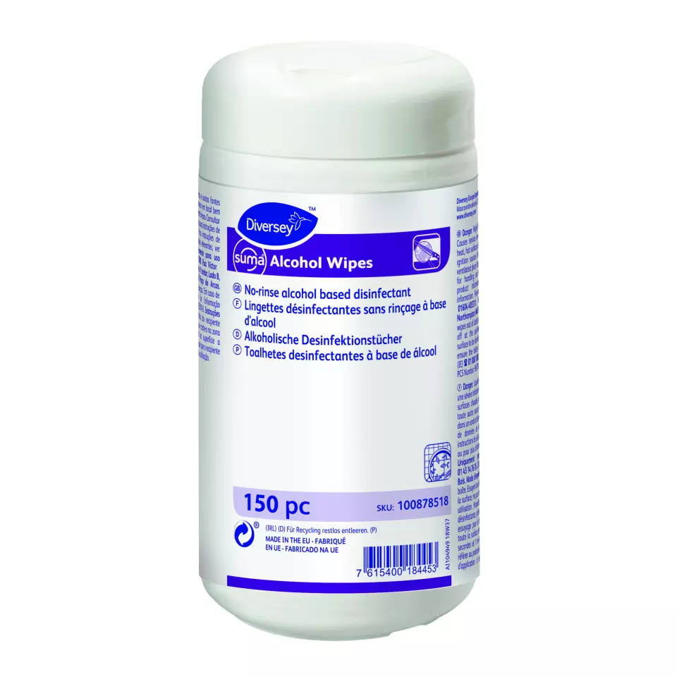 Suma 100878518, Alcohol Wipes Ready-to-Use Alcohol-Based Disinfectant Wipes 135x18cm, image 1, gallery thumbnail