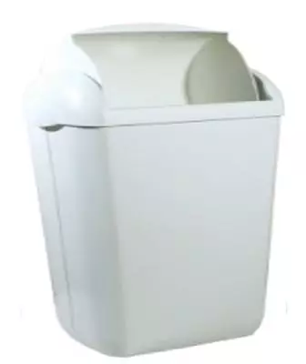 Diversey D7524921, Sanitary Bag Waste Bin 8 L White, image 1, gallery thumbnail