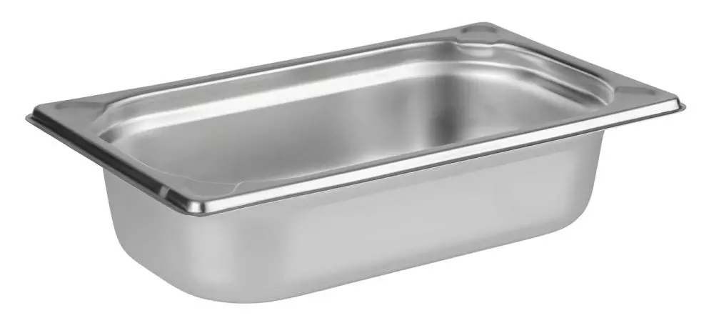 APS 81402, GN 1/4 Stainless Steel Container, 1.8 Liters, Silver, image 1