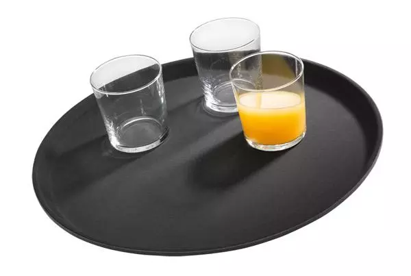 APS 549, GASTRO Tray Glass Fiber Reinforced Plastic Ø 40.5cm, Height: 2cm, Black, image 1, gallery thumbnail