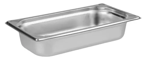 APS GN 1/3 Stainless Steel Container, 2.5 Liters, Silver