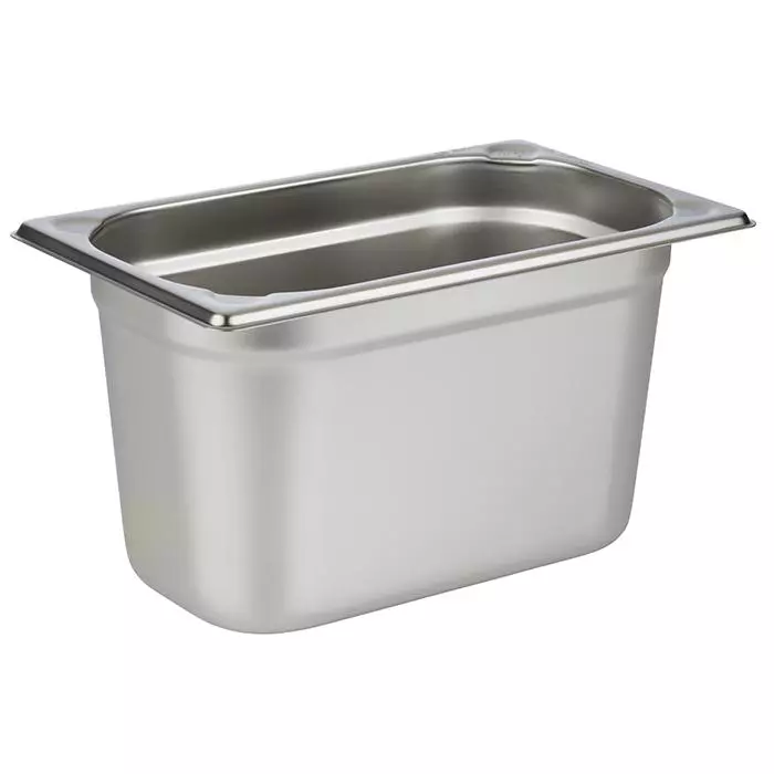 APS 81406, GN 1/4 Container Stainless Steel, 4 L, Silver, image 1, gallery thumbnail