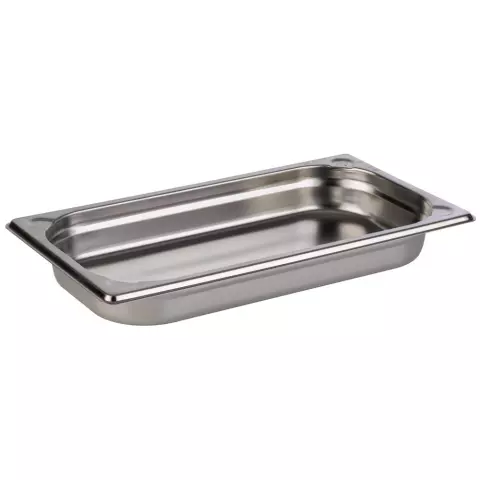 APS GN 1/3 Stainless Steel Container, 1.5 Liter, Silver