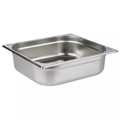 APS GN 2/3 Stainless Steel Container, 8.4 Liter, Silver