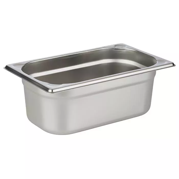 APS 81404, GN 1/4 Container Stainless Steel, 2.8 Liters, Silver, image 1, gallery thumbnail