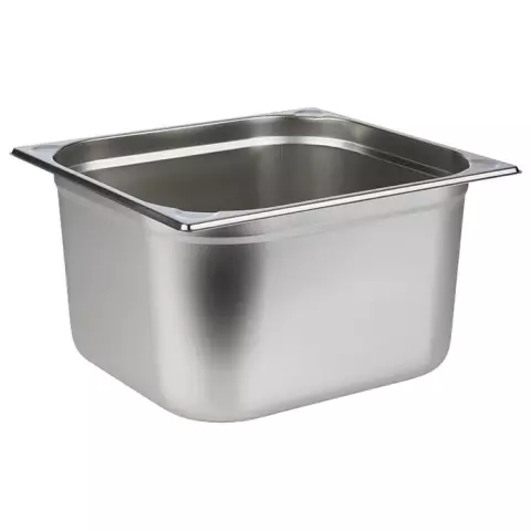 APS GN 2/3 Stainless Steel Container, 18 Liters, Silver