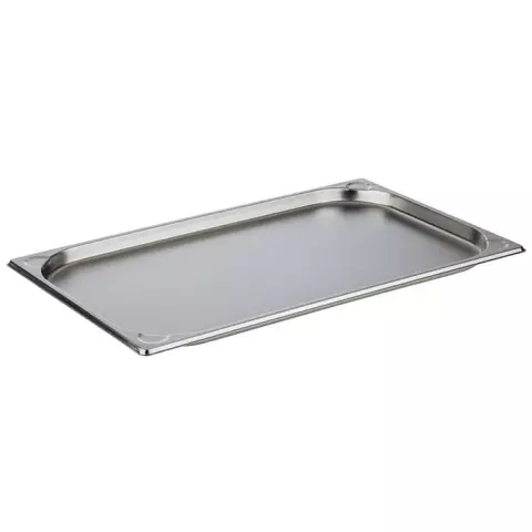 APS GN 1/1 Stainless Steel Container, 2.5 Liter, Silver