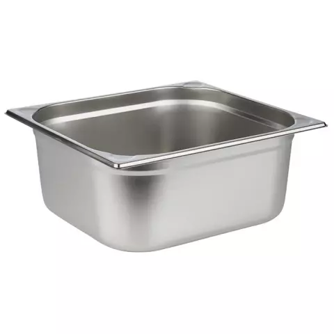 APS GN 2/3 Stainless Steel Container, 12.5 Litre, Silver