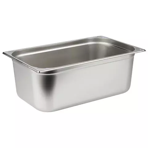 APS GN 1/1 Stainless Steel Container, 25 Litres, Silver