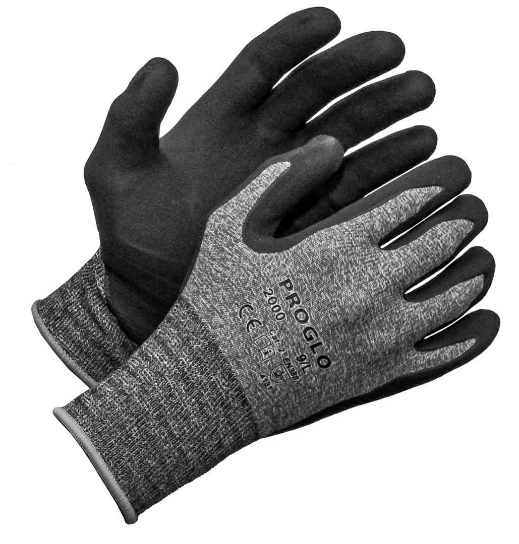 Proglo 2000, General Handling Glove with Nitrile Coating