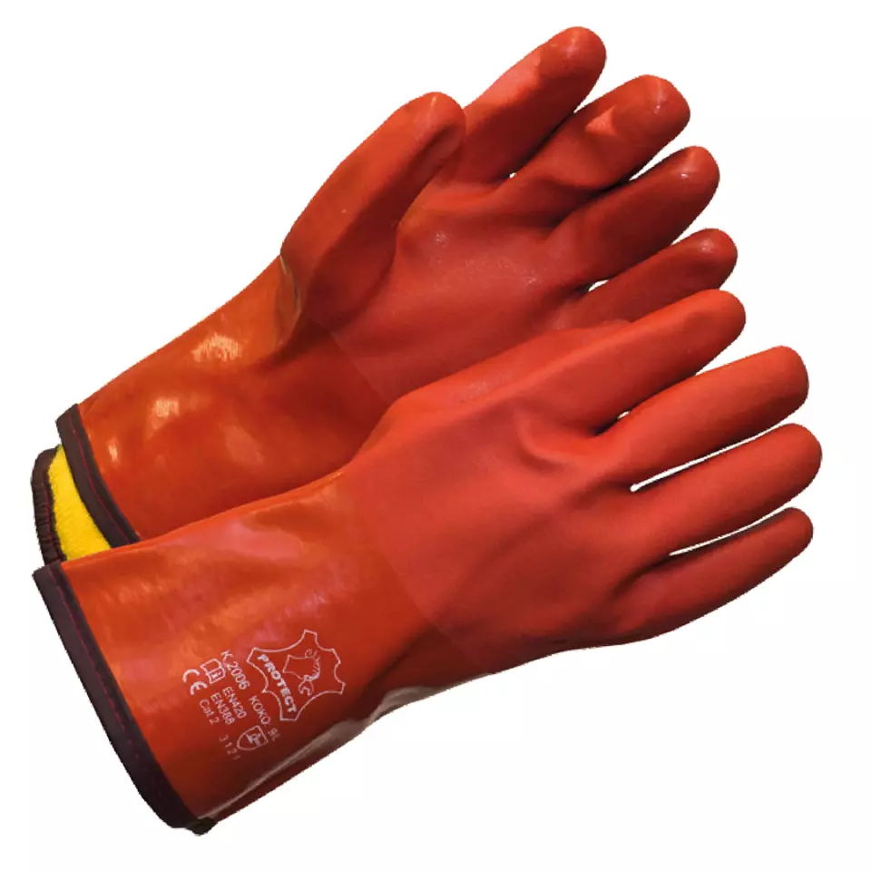 PROTECT K2006, PVC Glove 35 cm With Removable Liner, Size 10, image 1, gallery thumbnail