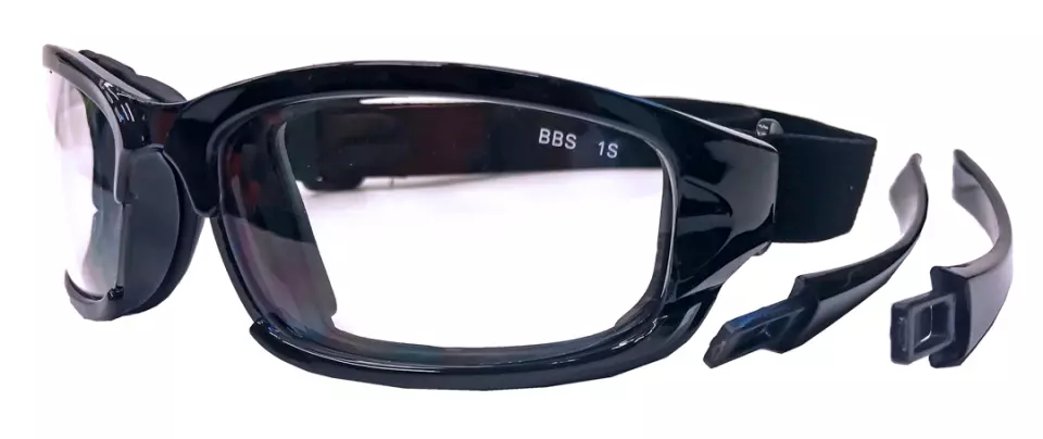 PROTECT SL2, Safety Glasses With Adjustable Elastic Strap And Nylon Temples, image 1, gallery thumbnail