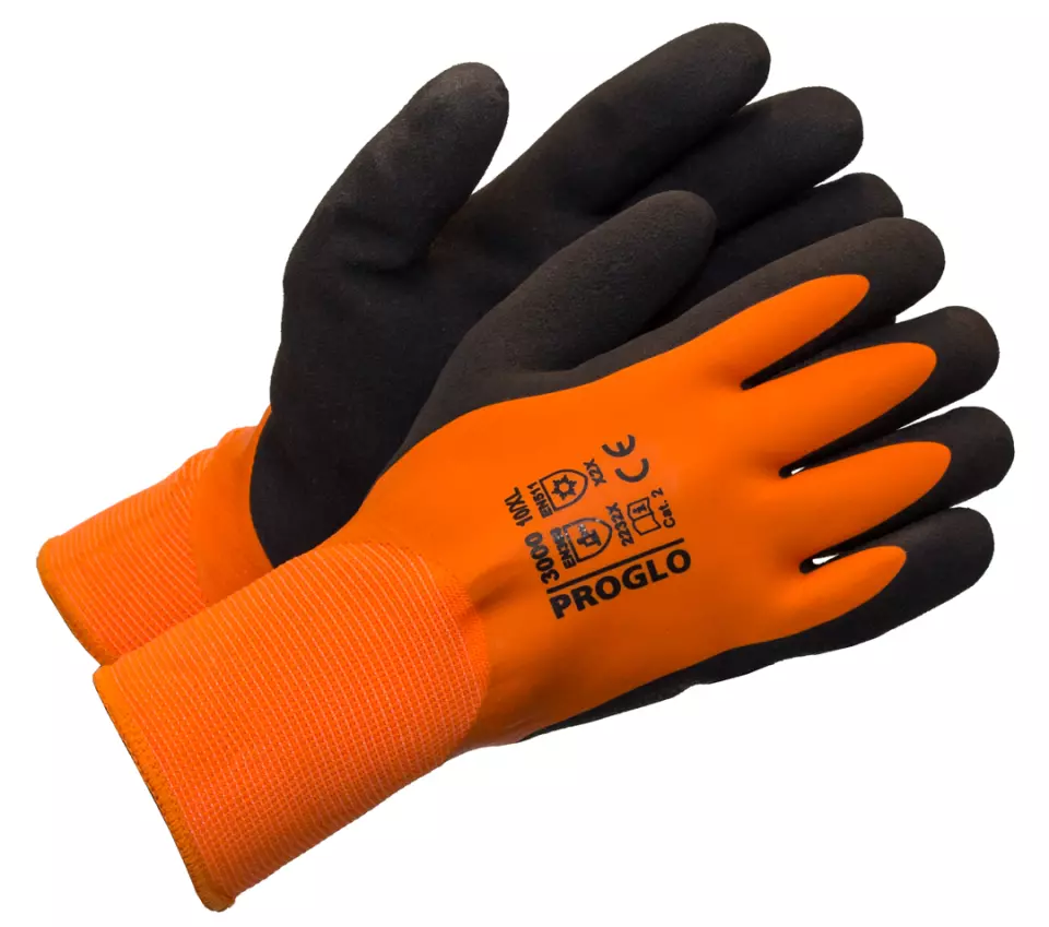 PROGLO 3000, Dubbelbelagd latexhandske, image 1, gallery thumbnail