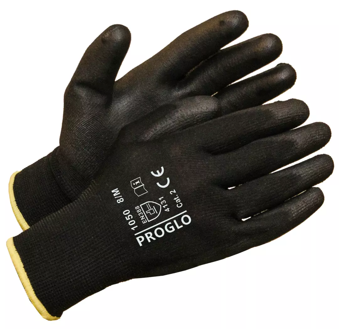 PROGLO 1050, PU-belagd polyesterhandske, image 1
