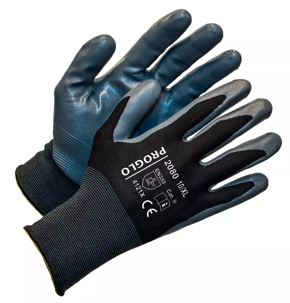 PROGLO 2080, Nitrile-Coated Nylon Glove, image 1, gallery thumbnail