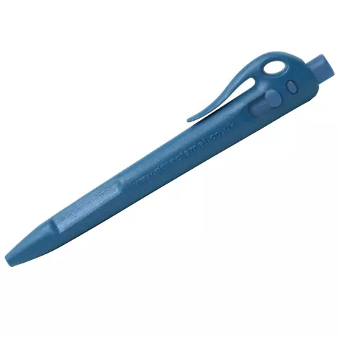 Detectamet Elephant Retractable Pen with Clip, Blue Standard Ink
