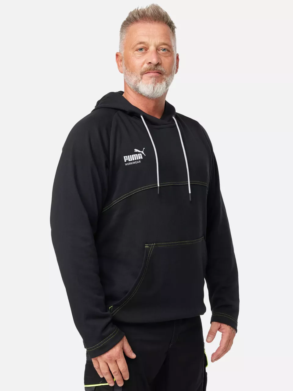Puma Workwear 30-4110ENEON, ESSENTIALS Pullover, image 3, gallery thumbnail